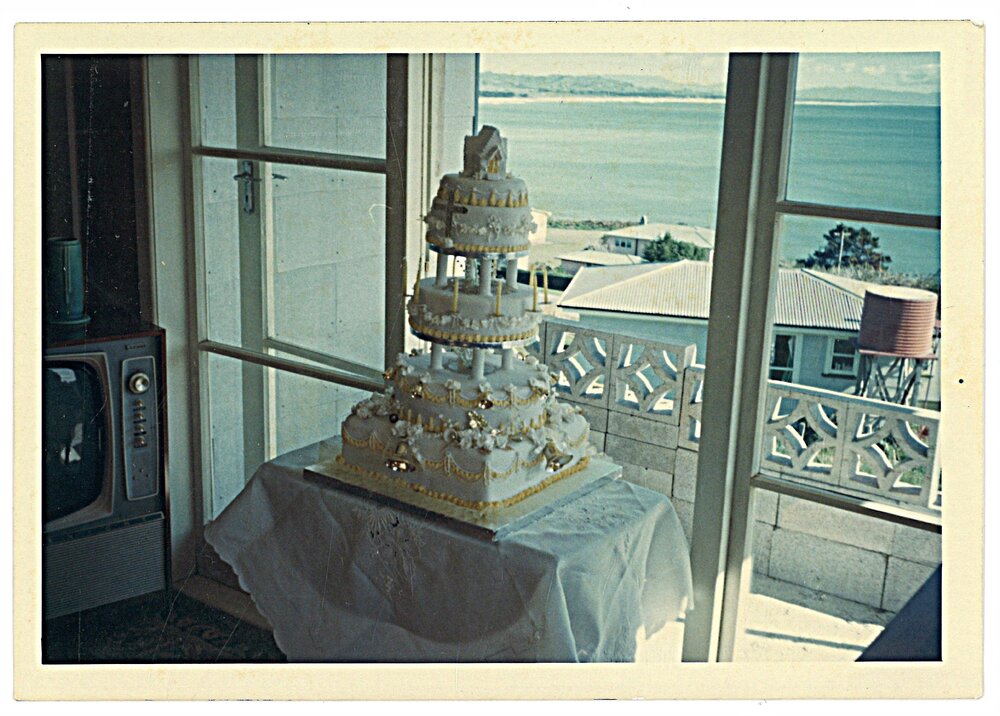 Centennial cake for St. Thomas Anglican Church, Maketu