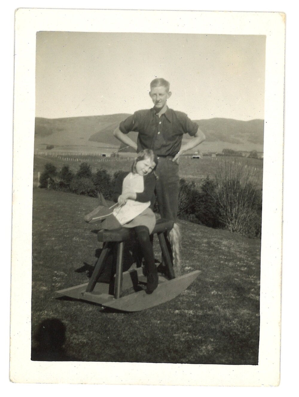 Allan Thornton with Pat Evans