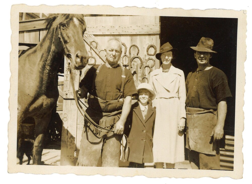 At the farriers Te Puke
