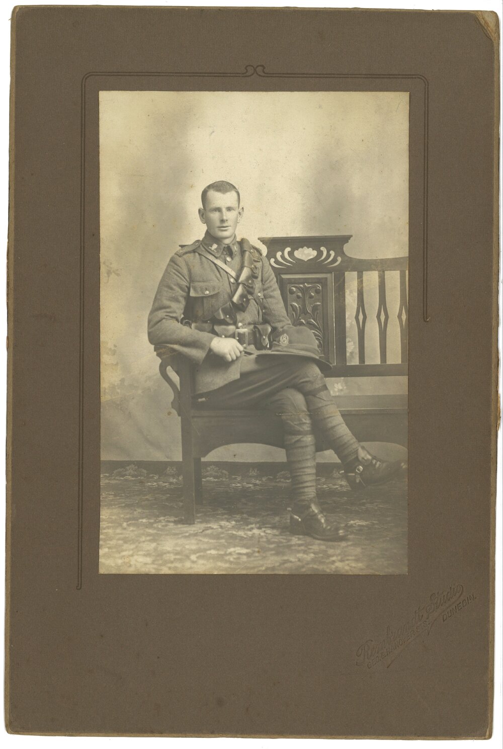 Bob Evans in uniform
