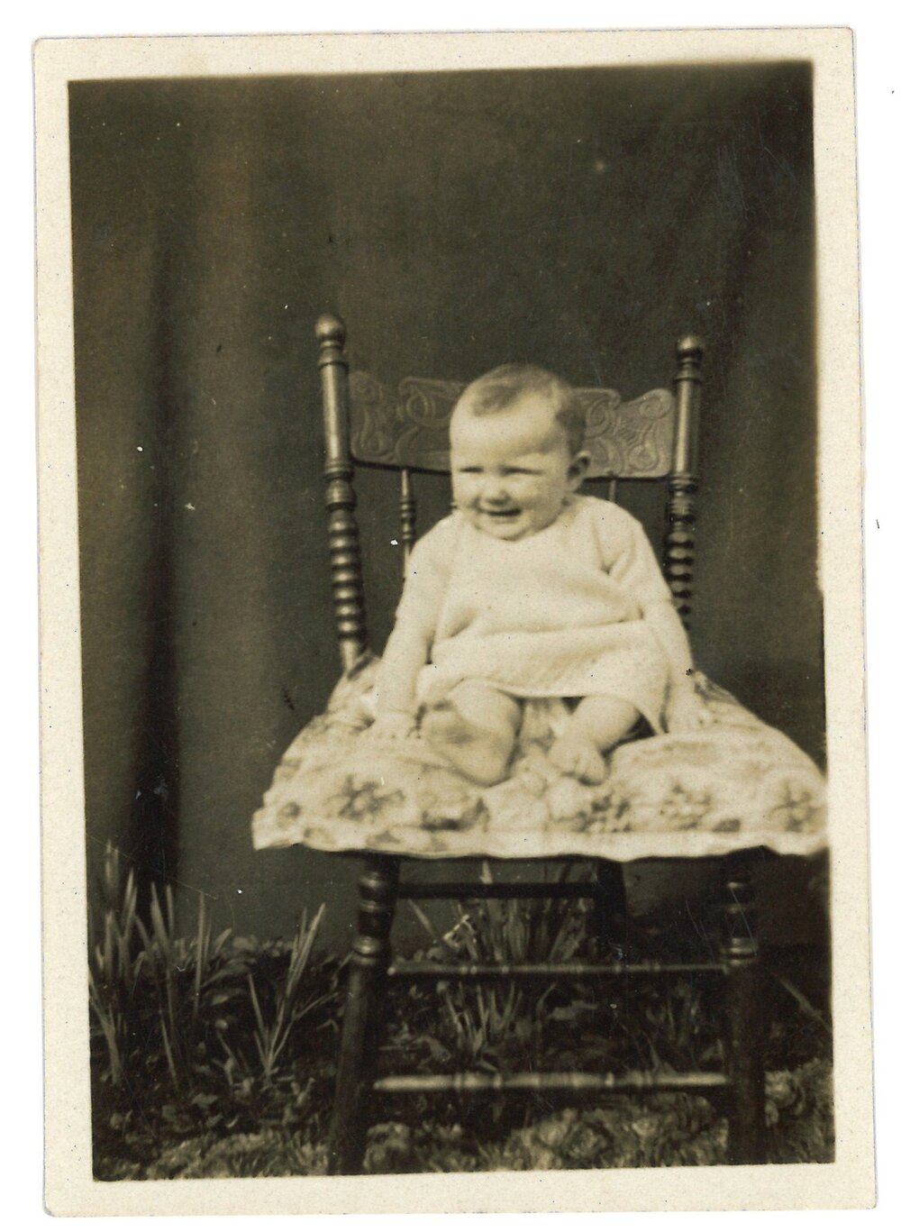 Pat as a baby