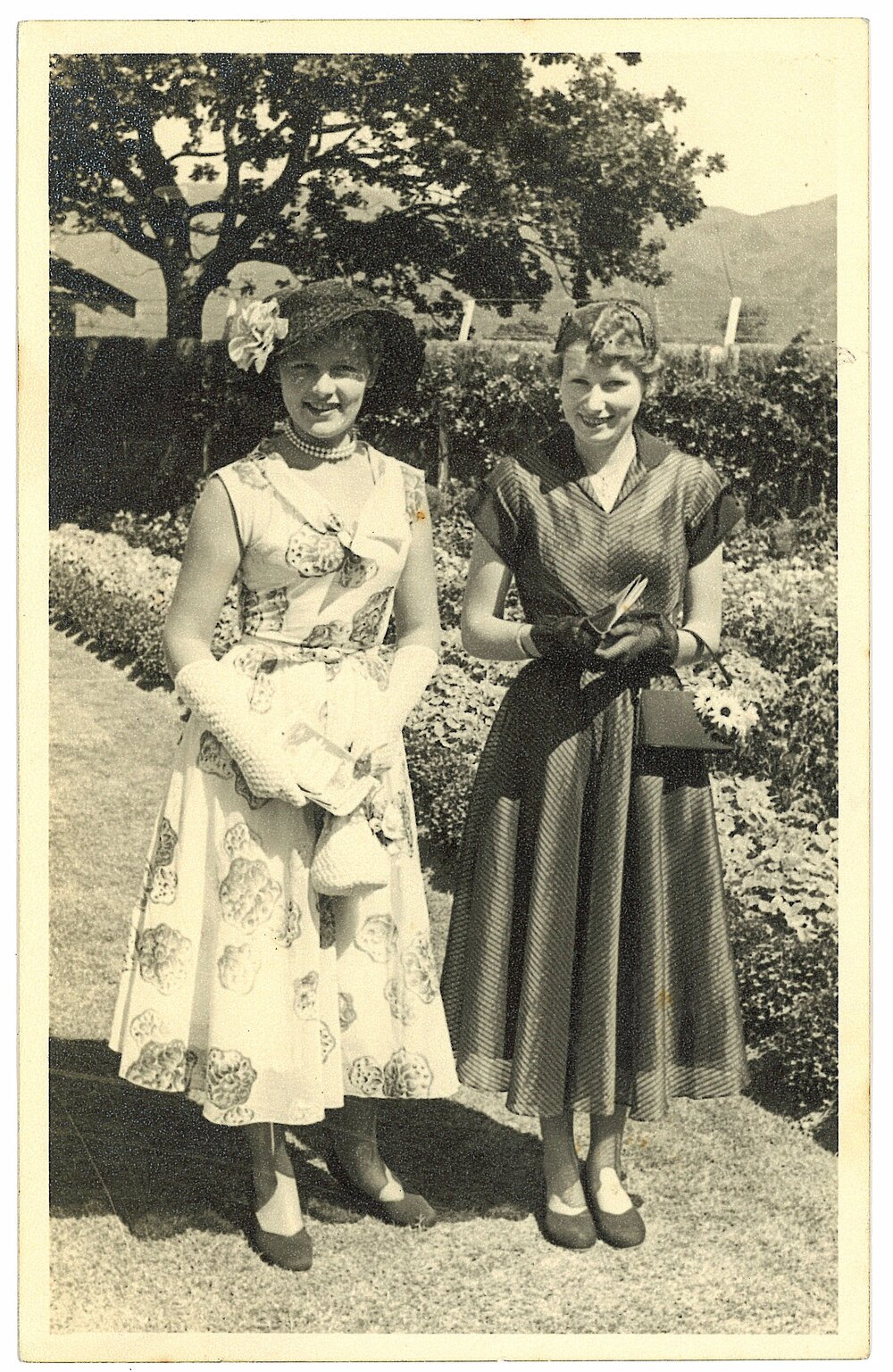 Rae Budd and Pat Evans at Trentham