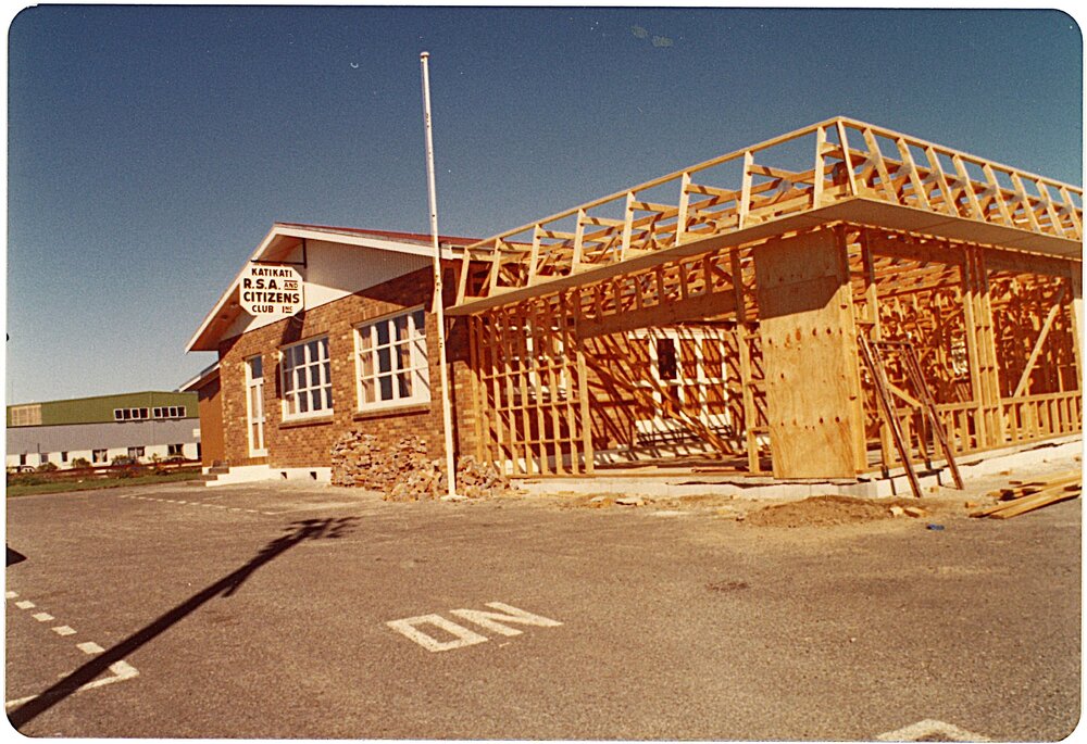 First extensions at the Katikati RSA building