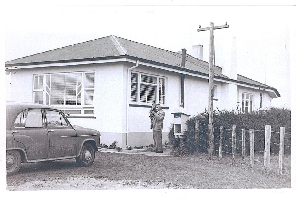 Noel Bowyer and son Clinton at home in Te Puke