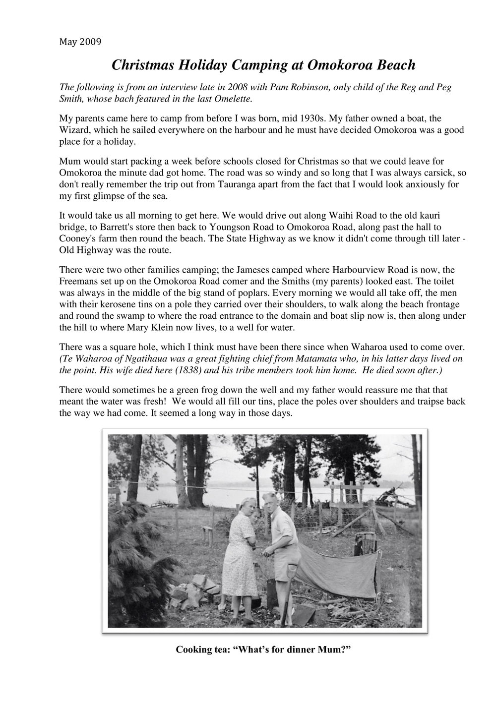 Christmas holiday camping at Omokoroa Beach