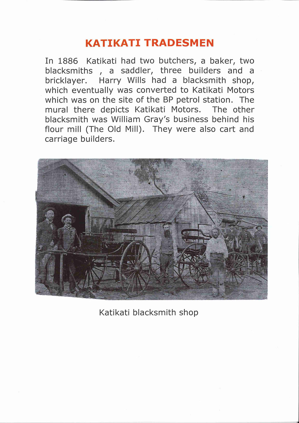 Katikati Tradesmen