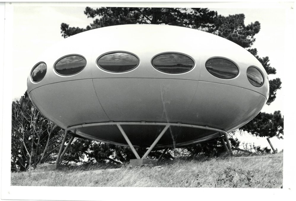 Futuro House in the Bay of Plenty