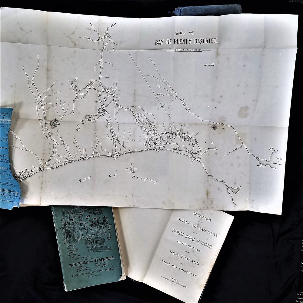 Guide books to the Bay of Plenty.