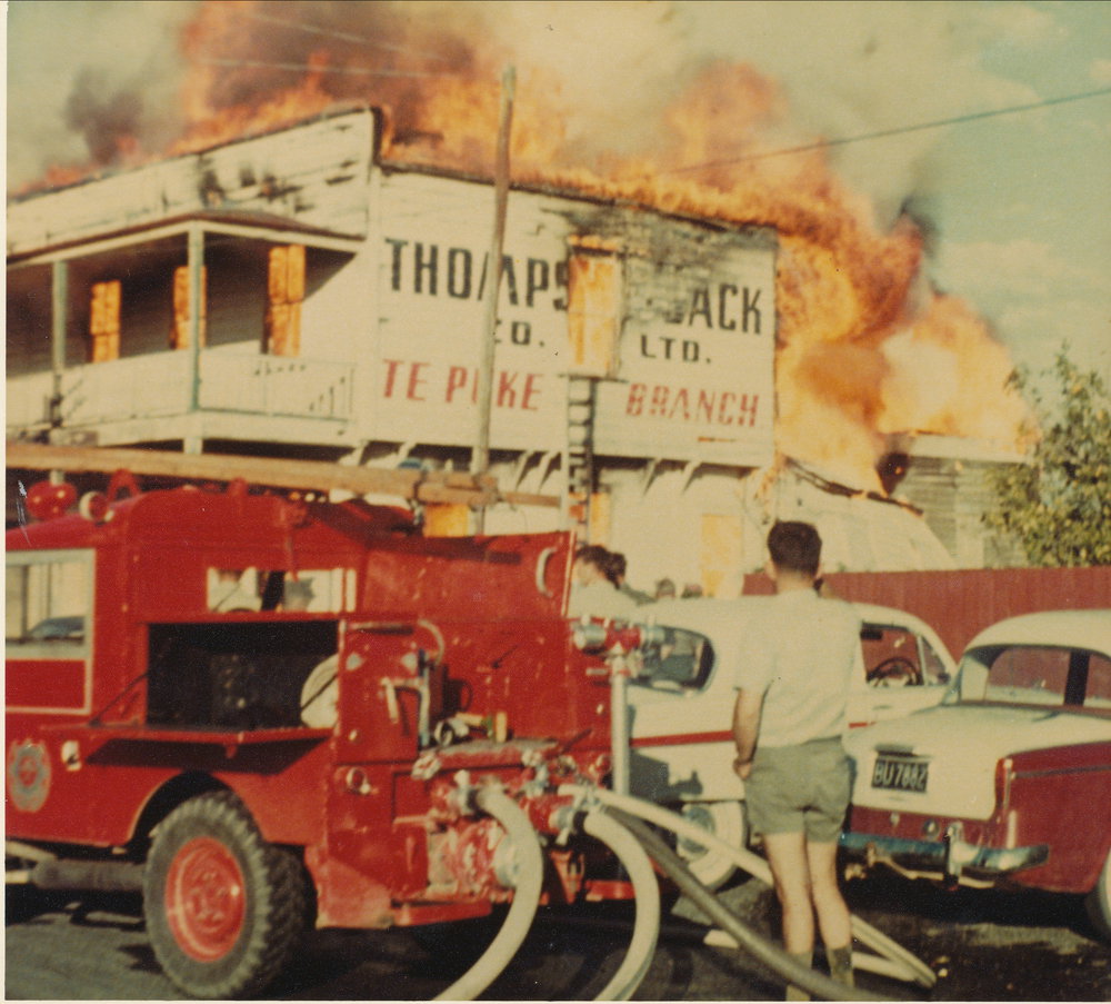 Thompson's Sack Factory fire