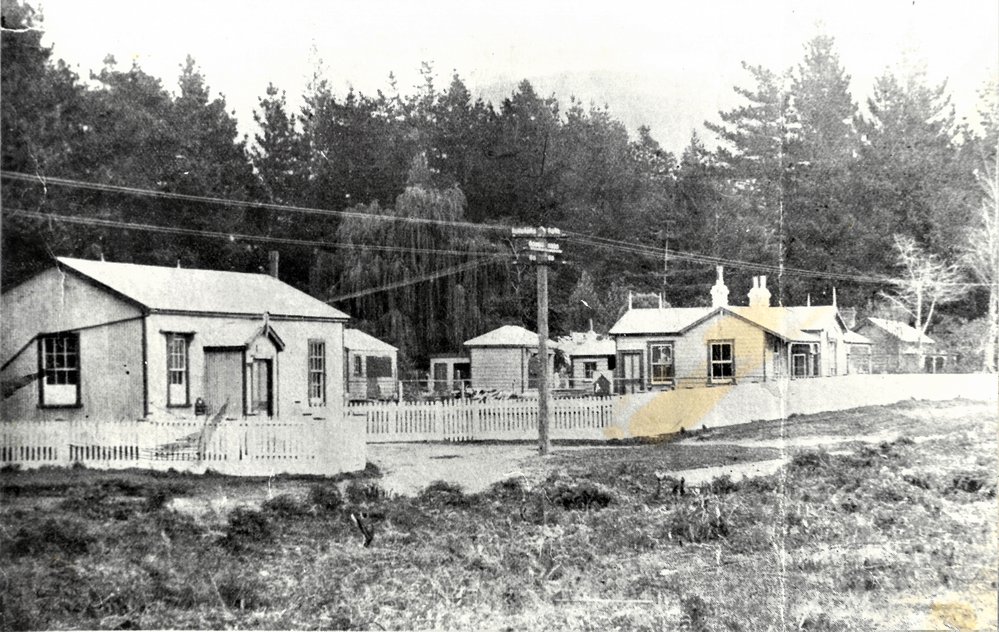 An early view of Katikati Post Office and Courthouse