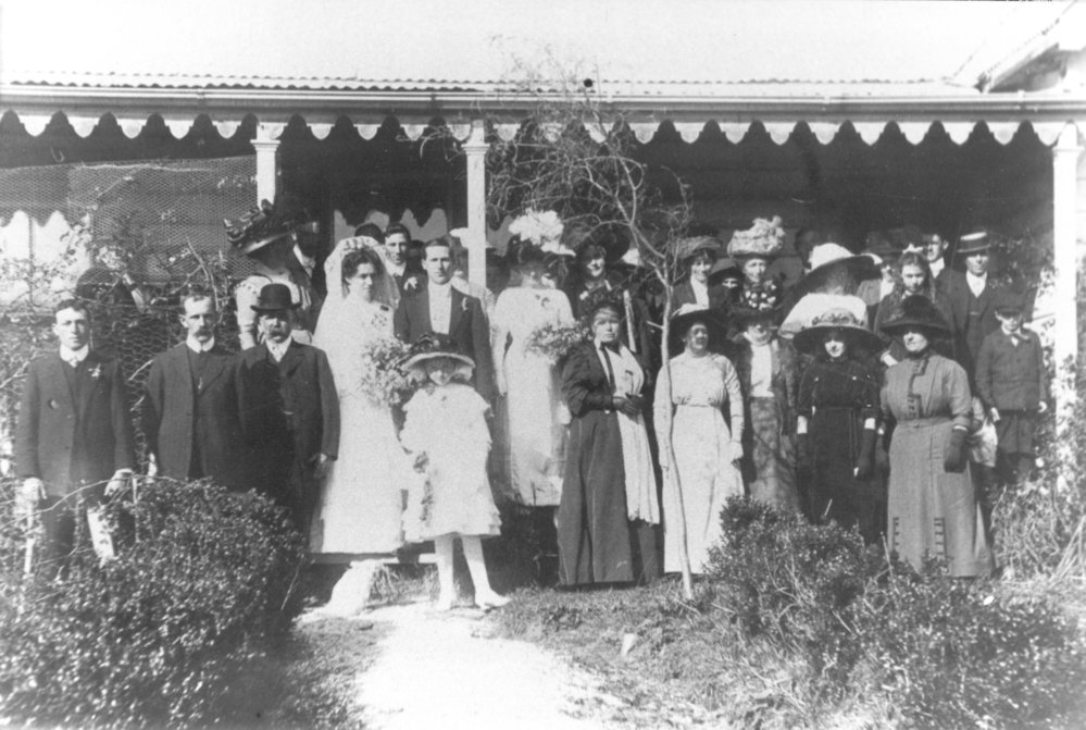 Blomquist/Johnston wedding 1912