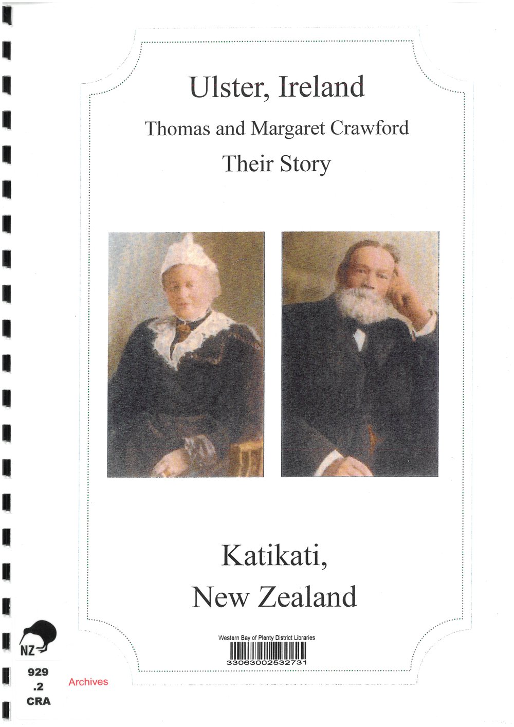 Ulster, Ireland : Thomas and Margaret Crawford - their story