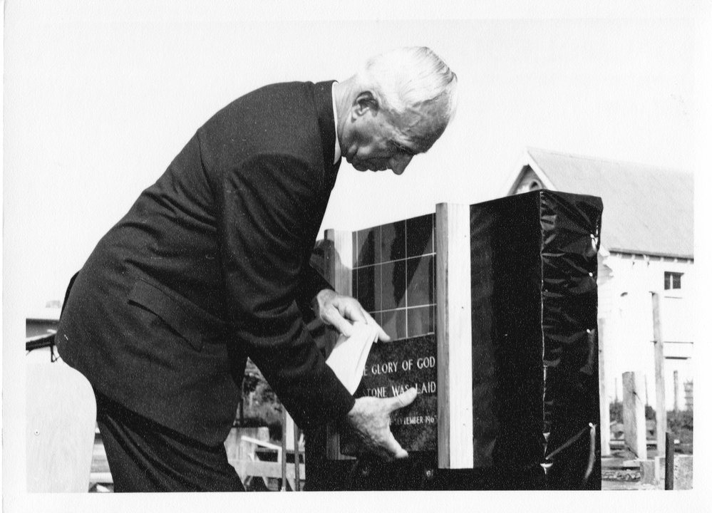Laying of the Foundation Stone of the Te Puke Methodist Church