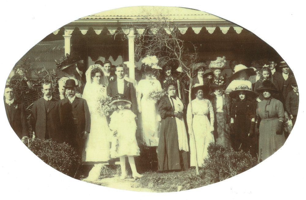 Blomquist wedding party