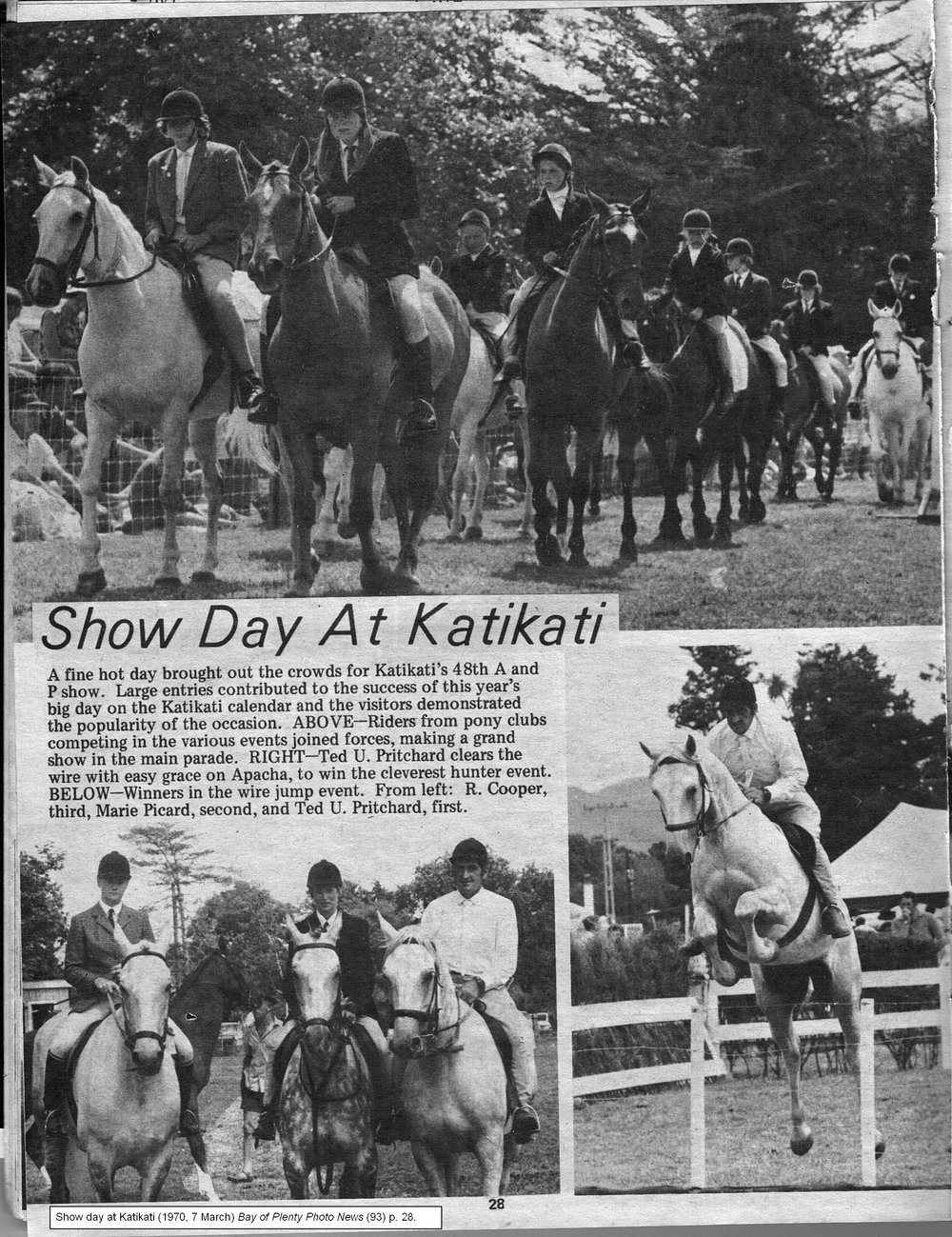 Katikati A &amp; P Show 1970