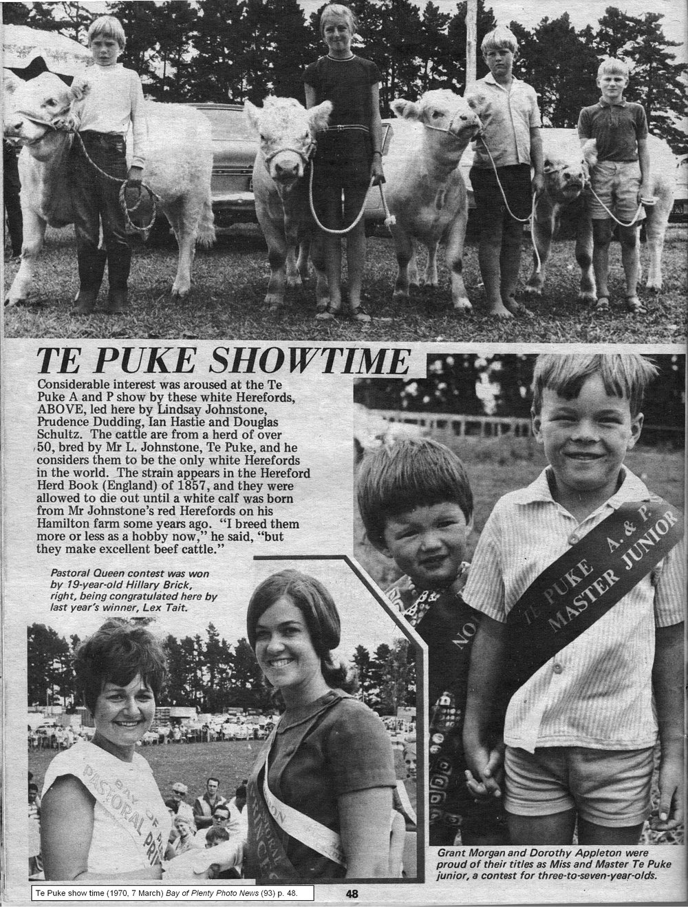 Te Puke A &amp; P Show 1970