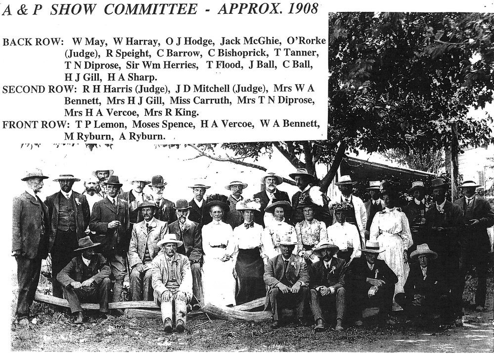 Te Puke Show committee 1908