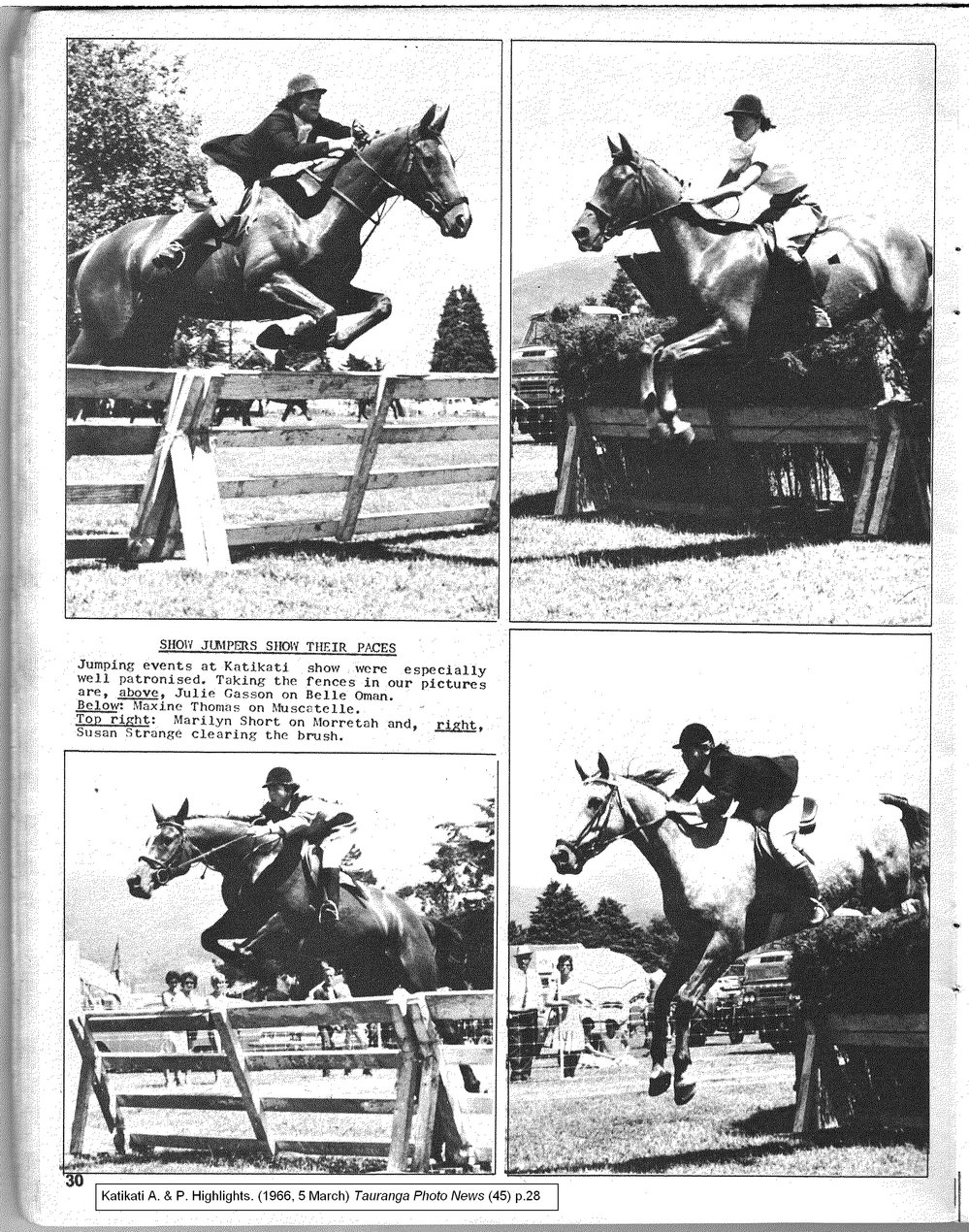 Katikati A &amp; P Show 1966