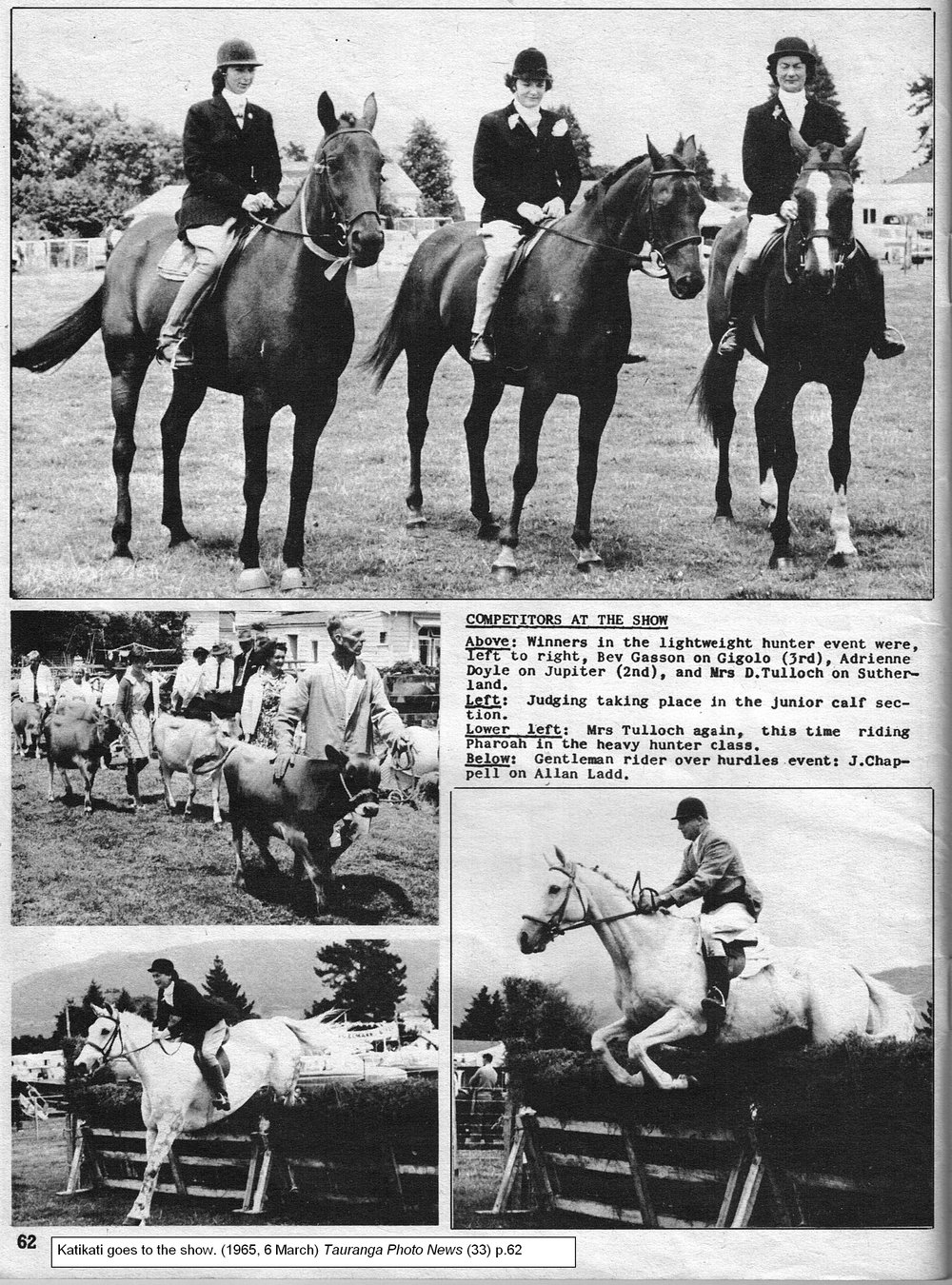 Katikati A &amp; P Show 1965