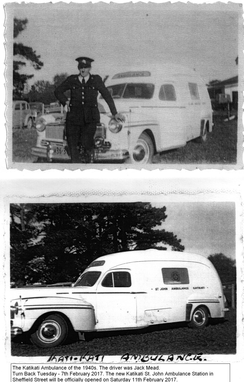 Katikati Ambulance 1940s