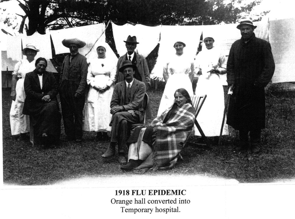 Temporary hospital during Flu epidemic