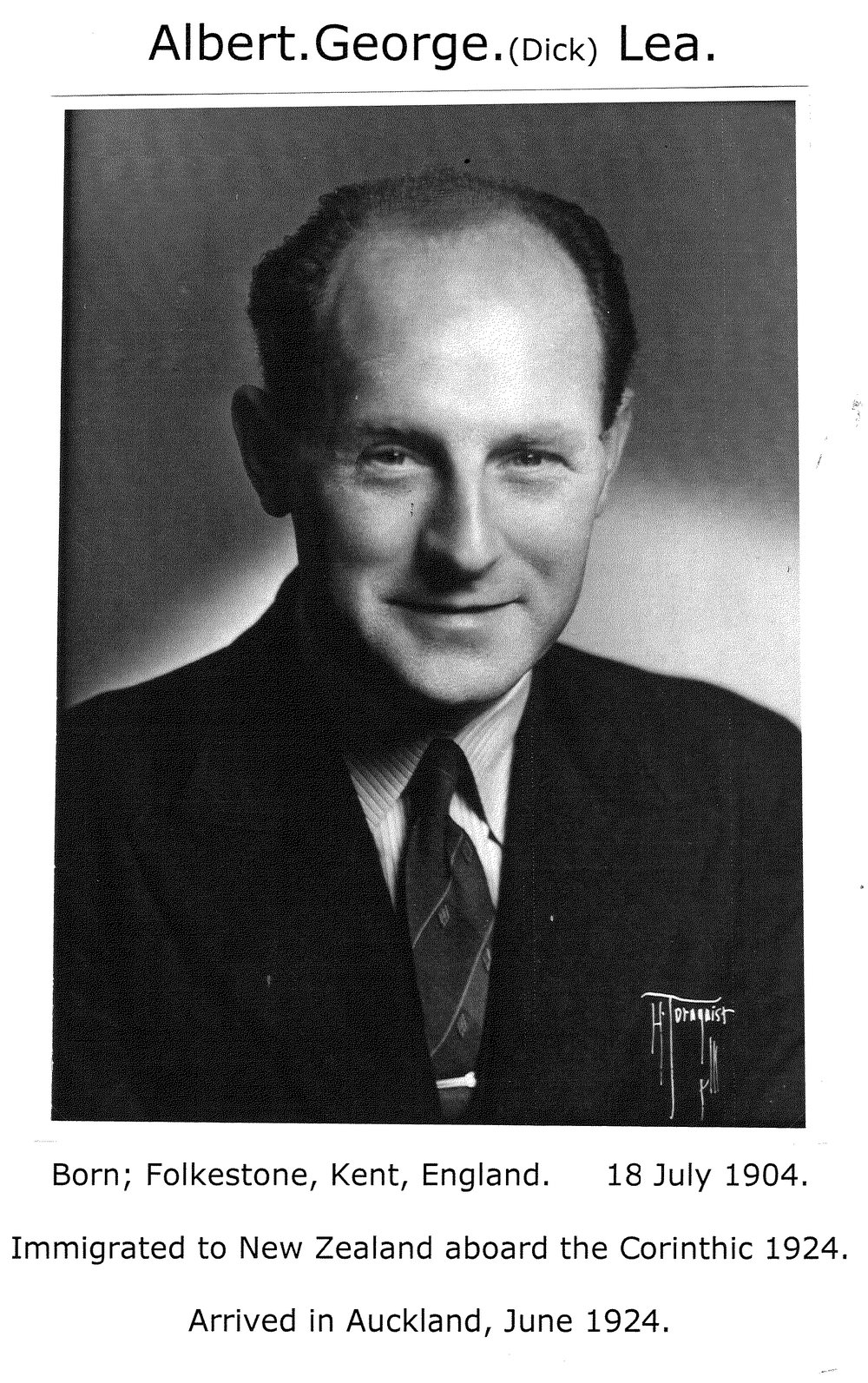 Albert George (Dick) Lea