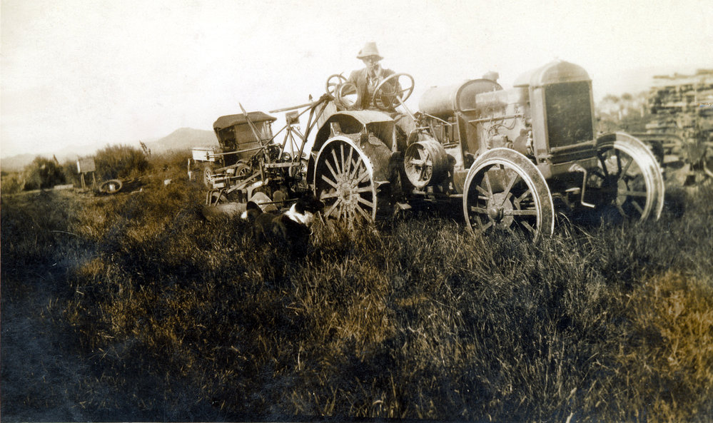 Contractor's machinery and truck