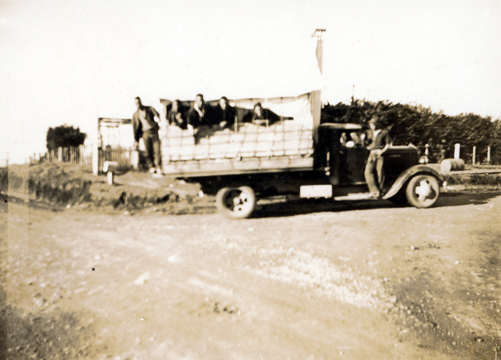 Road construction on Kaimai Road 