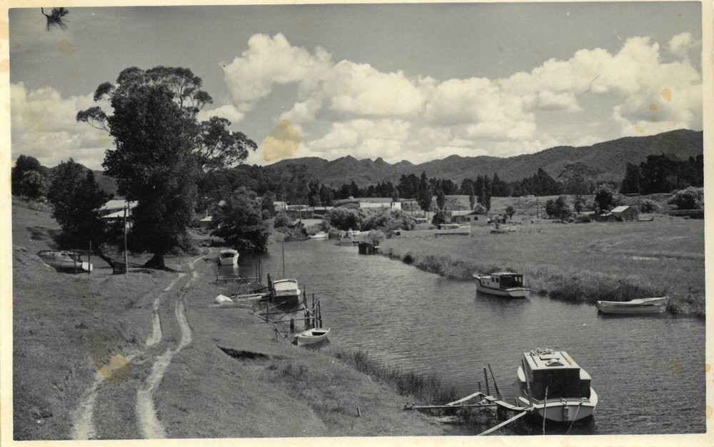 View of Uretara River in the 1930s