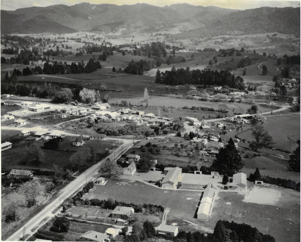Katikati from the Air 1950s