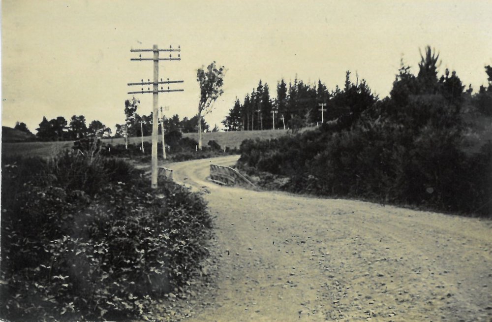 State Highway 2 in the 1940s.