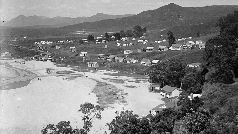 Waihi Beach in the 1920s
