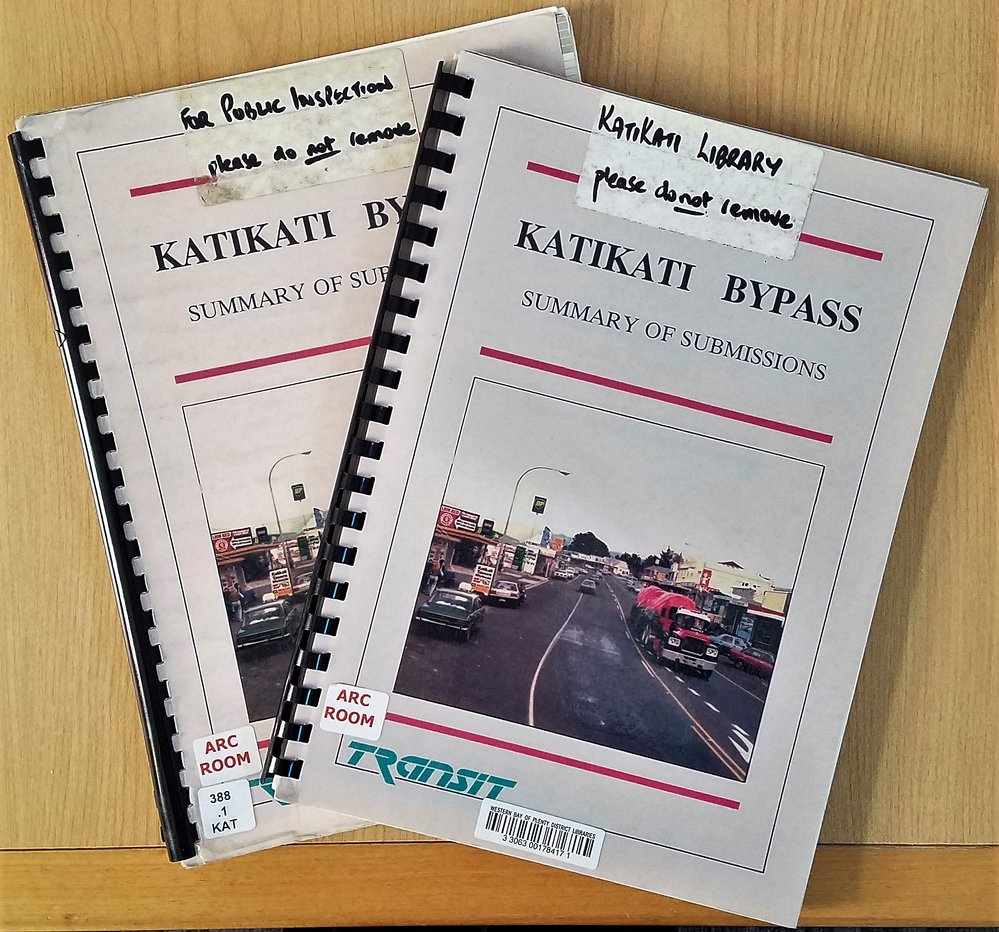 Katikati Bypass : Summary of Submissions.