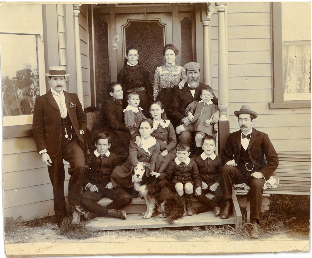 George Sinton and his family, Devonport.