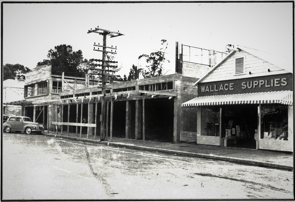 Construction in Main Street Katikati 
