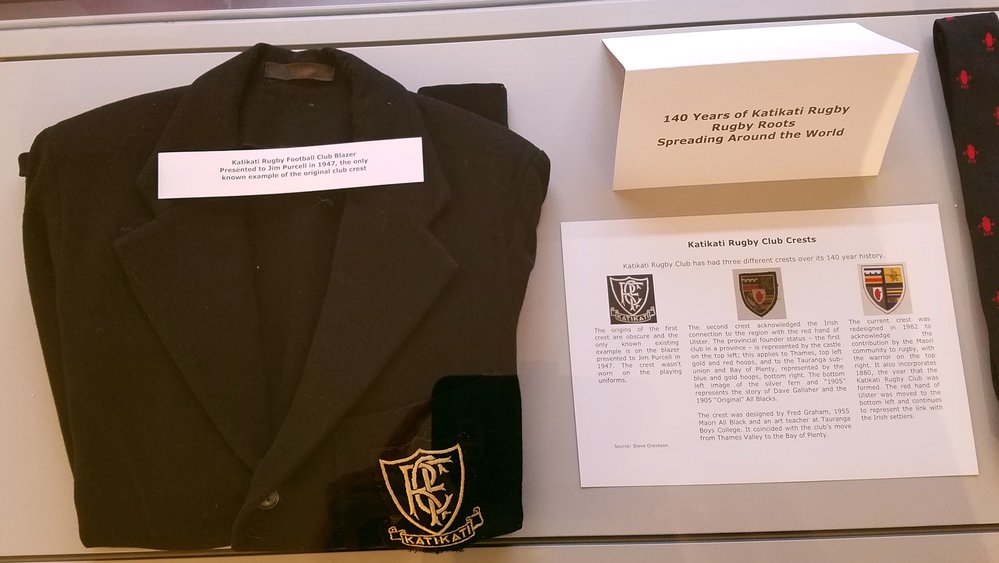 Crest and blazer for Katikati Rugby Club