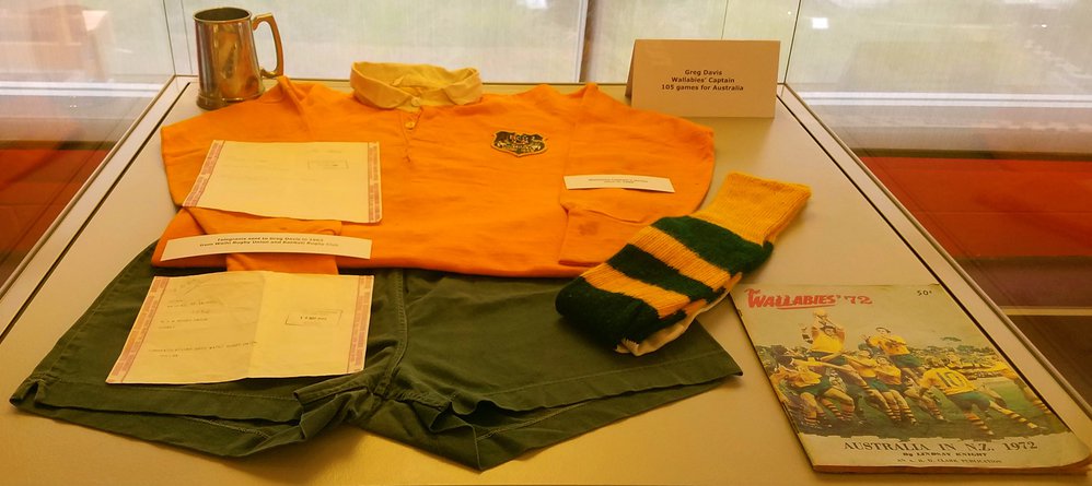 Greg Davis' Wallabies rugby shirt