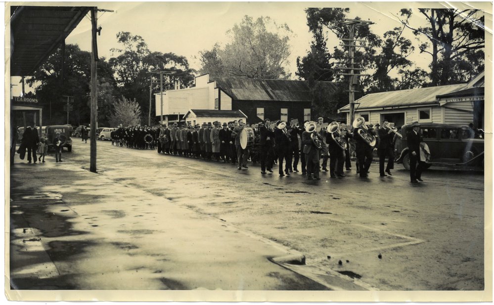 Katikati ANZAC Day parade, 1945