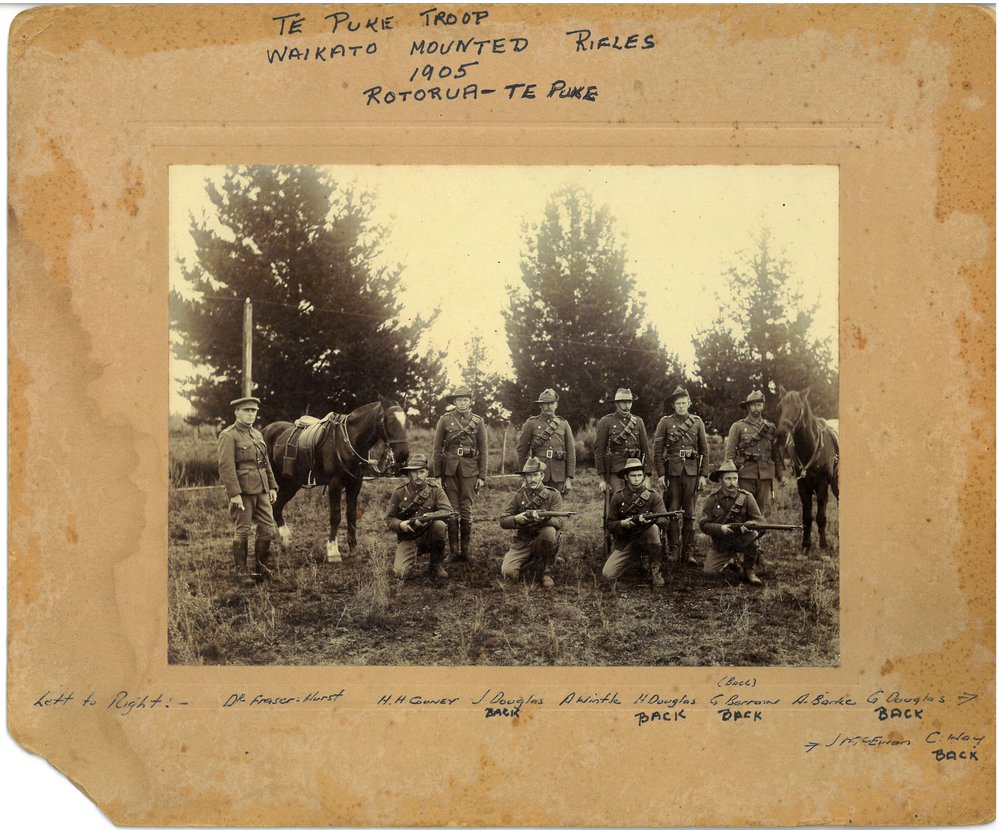 Te Puke Troop of the Waikato Mounted Rifles