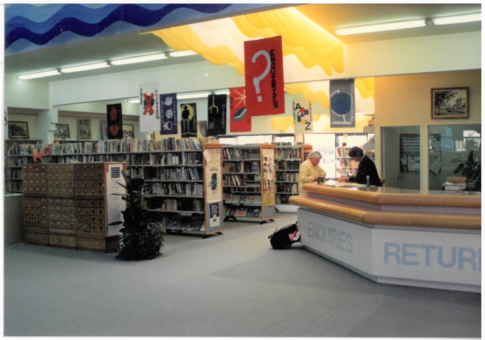 Te Puke Library in the 1990s
