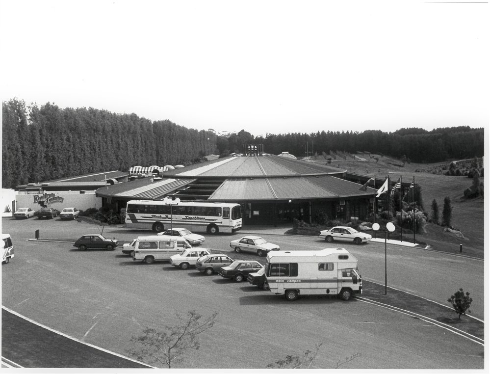 The Main Pavilion at Kwifruit Country, 1989 