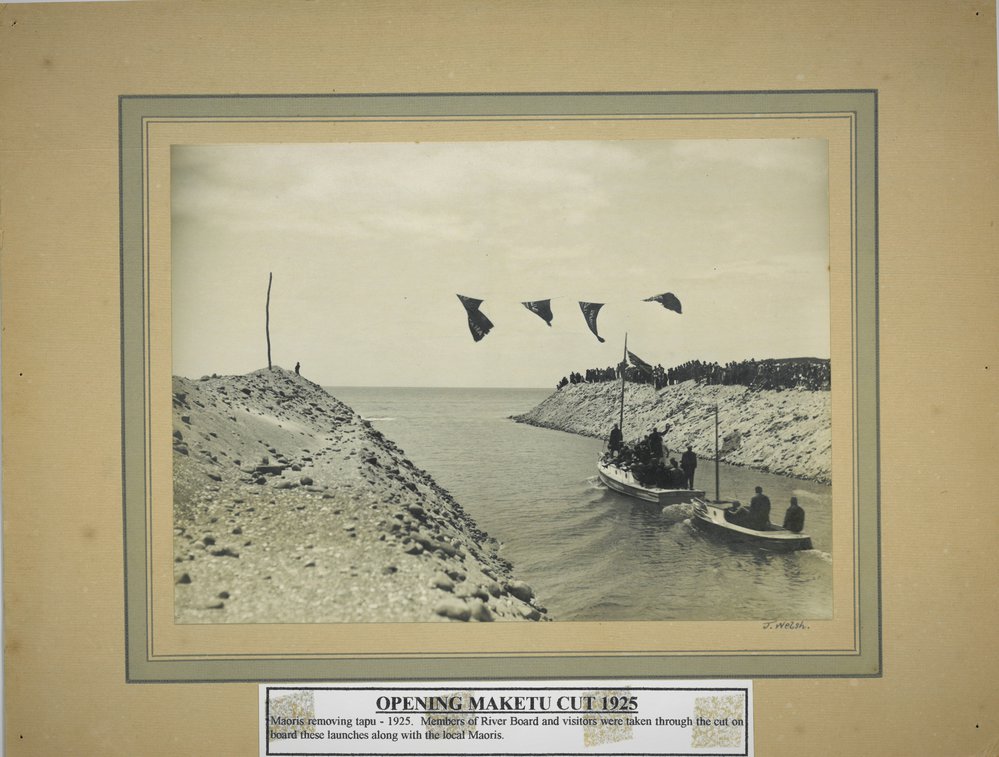 The Opening of the Kaituna Cut 1925