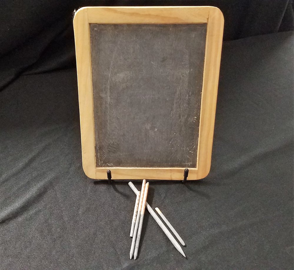 Slate used by Te Puke school children