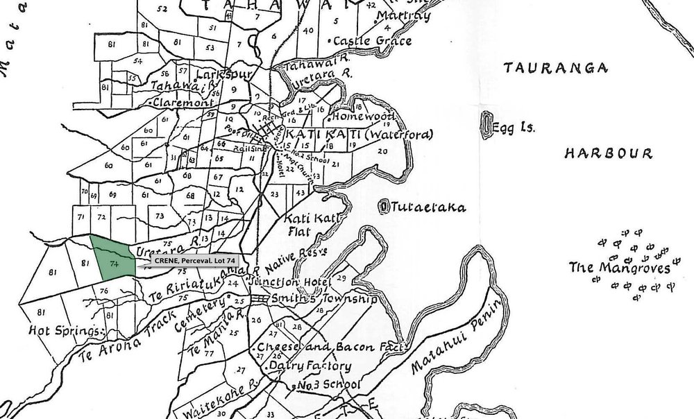 SETTLER CRENE, Perceval. Lot 74 Tahawai Settlement