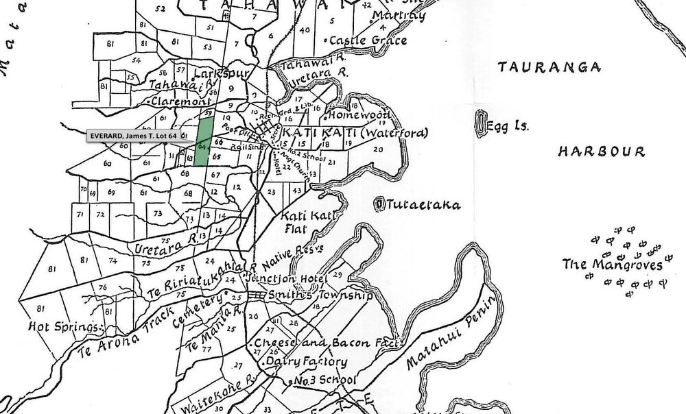 SETTLER EVERARD, James T. Lot 64 Tahawai Settlement