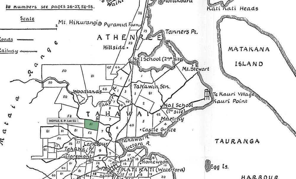 SETTLER HOYLE, E. P. Lot 51 Tahawai Settlement