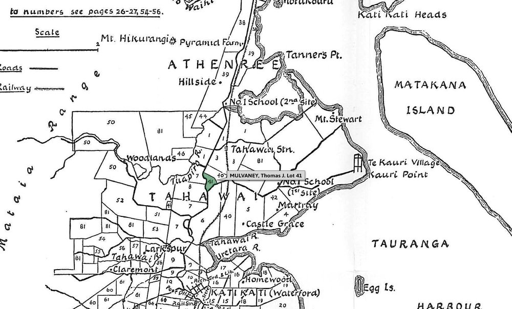 SETTLER MULVANEY, Thomas J. Lot 41 Tahawai Settlement