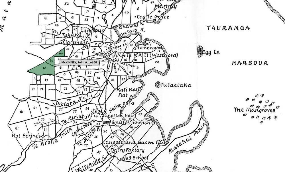 SETTLER McKINNEY, John A. Lot 60 Tahawai Settlement
