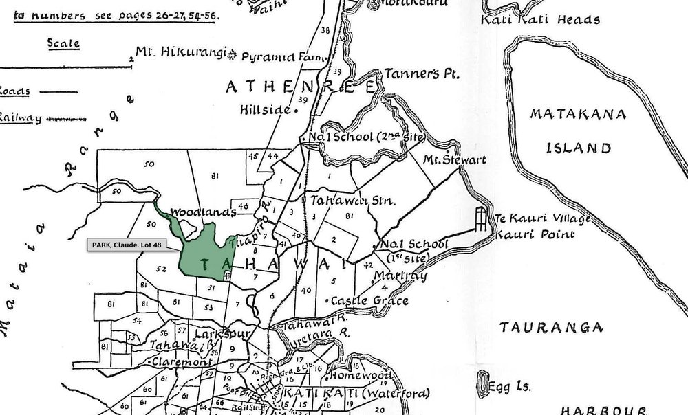 SETTLER PARK, Claude. Lot 48 Tahawai Settlement