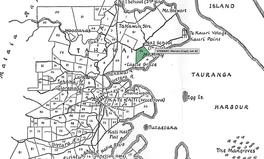 SETTLER STEWART, Mervyn (Capt). Lot 42 Tahawai Settlement